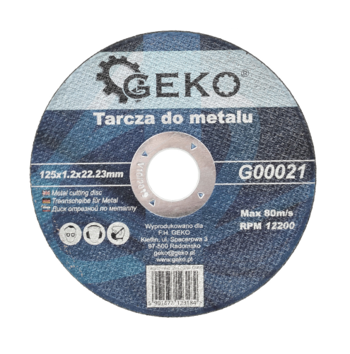 Tarcza do metalu Geko 125 mm