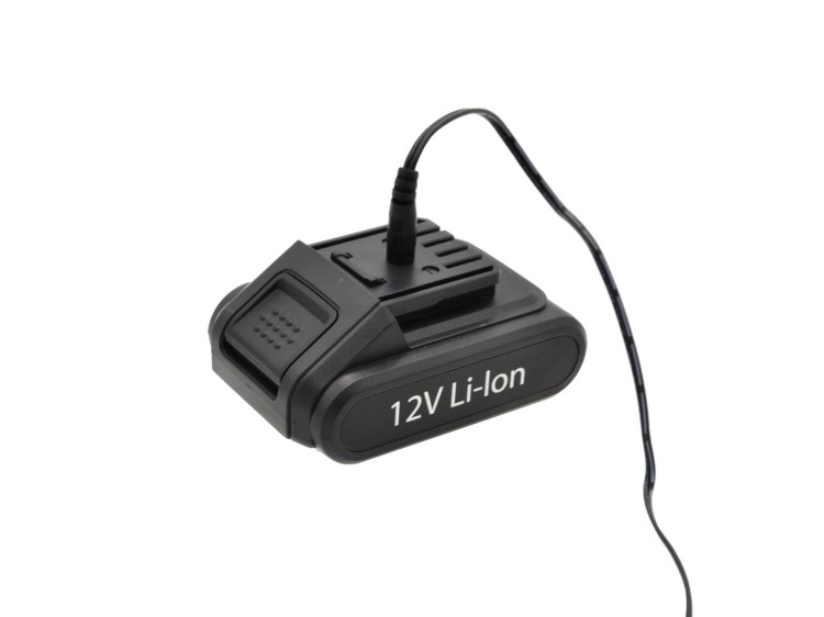 Bateria 12V Li-Ion Geko z podłączonym przewodem