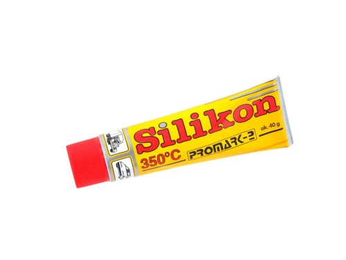 Czerwona tubka silikonu 350°C