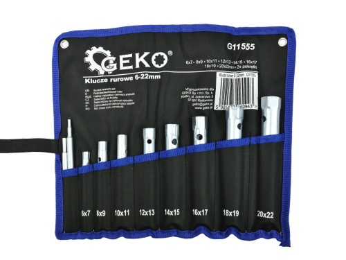 Zestaw kluczy rurowych Geko w etui