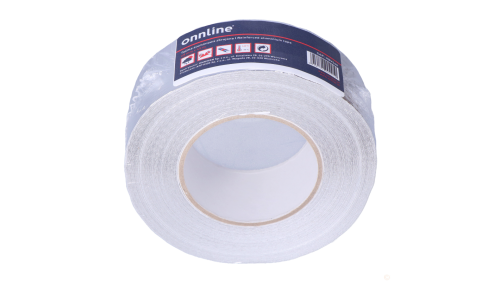 Taśma aluminiowa w rolce z etykietą