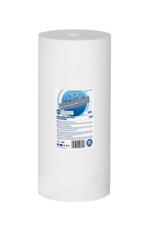 Wkład piankowy Aquafilter BIG BLUE 10 cali 50 mikronów polipropylenowy do filtracji mechanicznej wody