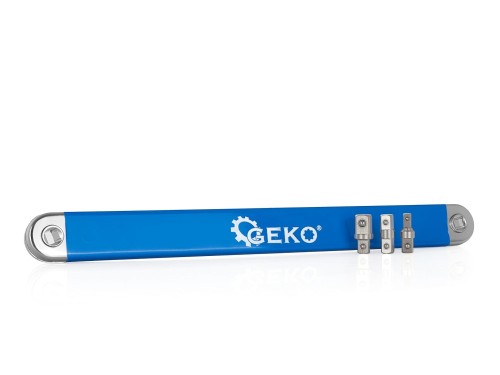 Klucz Geko z adapterami ułożonymi obok