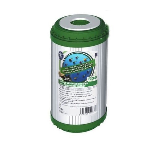 Wkład filtrujący z węglem kokosowym i złożem KDF 5 cali Aquafilter FCCBKDF5