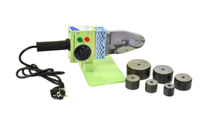 Zgrzewarka polifuzyjna z sześcioma matrycami obok