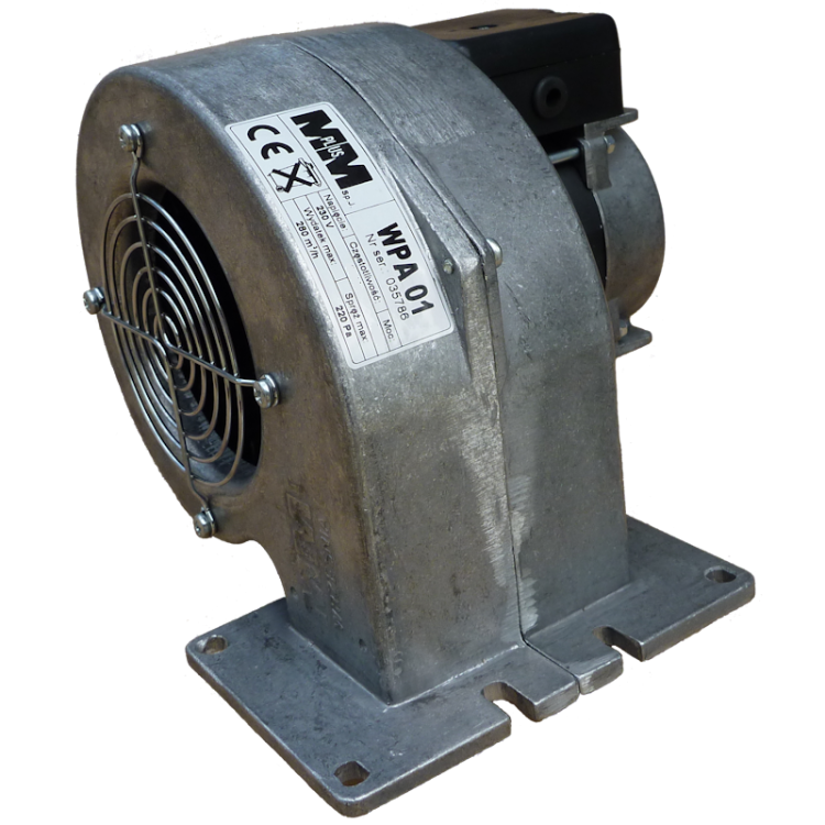 Wentylator WPA 01 z metalową obudową i kratką
