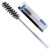 Cylindryczna szczotka druciana 20 mm z metalowym walcowym trzpieniem do wkrętarki