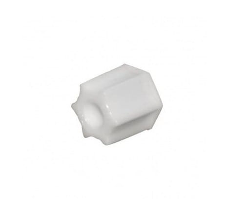 Nakrętka JACO 3/8 cala z gwintem wewnętrznym z białego tworzywa PVC