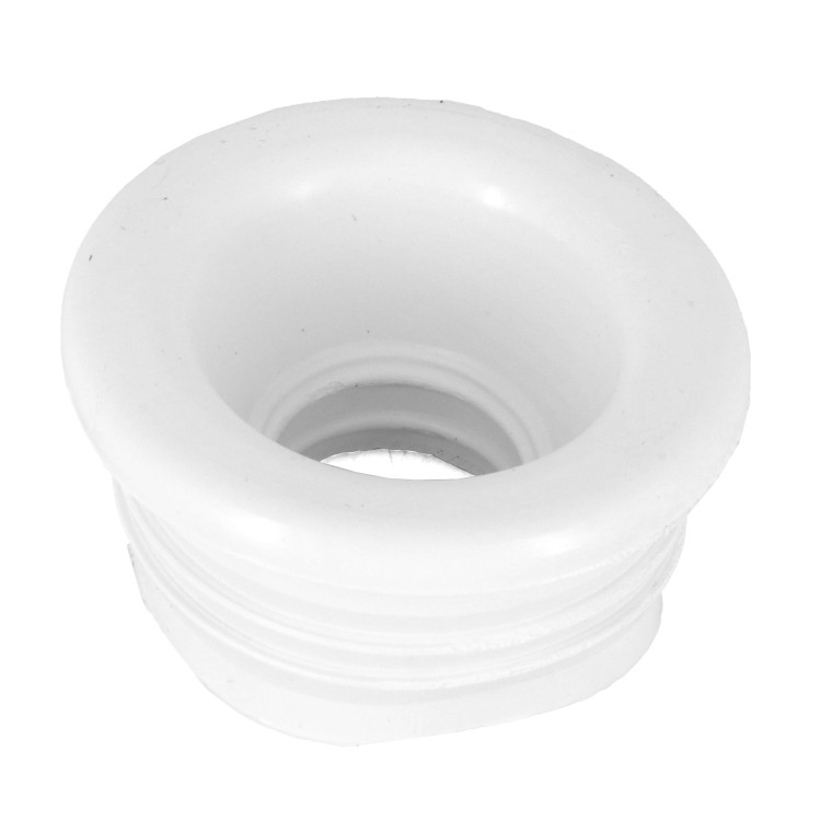Biała gumowa uszczelka redukcyjna do kanalizacji 50 mm na 25 mm