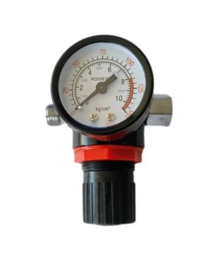 Regulator ciśnienia 1/4 cala do pistoletu lakierniczego z manometrem i pokrętłem regulacyjnym