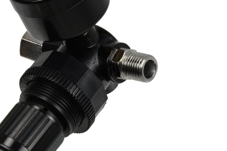 Regulator ciśnienia 1/4 cala do pistoletu lakierniczego z manometrem i pokrętłem regulacyjnym