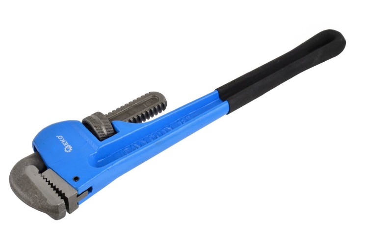 Klucz do rur Stillson 18 cali hydrauliczny PROFI Geko z regulacją i antypoślizgową rękojeścią