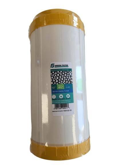 Wkład zmiękczający Green Filter C10SFB.P 10 cali BIG BLUE biały z żółtymi zaślepkami