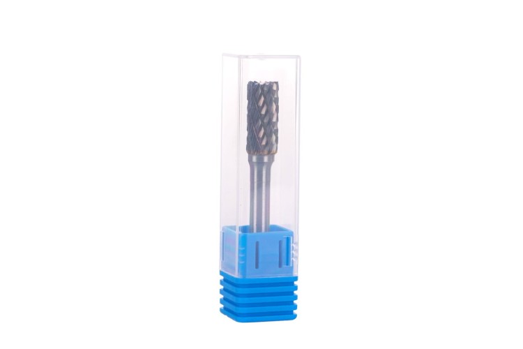 Frez pilnik do metalu z węglika wolframu 10x20mm czołowo-boczny z trzpieniem 6mm w przezroczystym opakowaniu