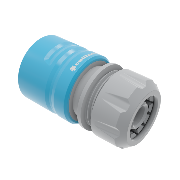 Szybkozłącze przelot CELLPRO 1/2″ – 5/8″ z tworzywa z zaciskami i stalowymi elementami