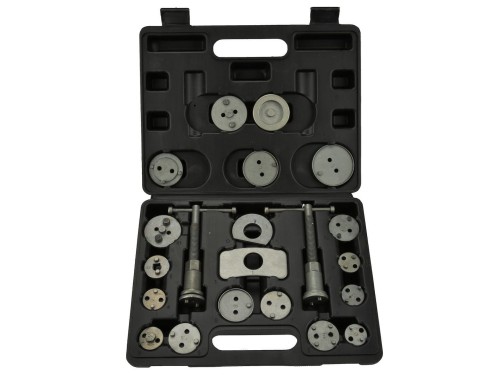 Profesjonalny zestaw do wyciskania tłoczków hamulcowych 21 elementów w walizce marki Geko