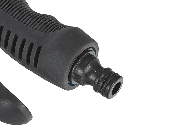 Końcówka pistoletu ogrodowego zraszaczowego z 8 funkcjami, gumowany uchwyt