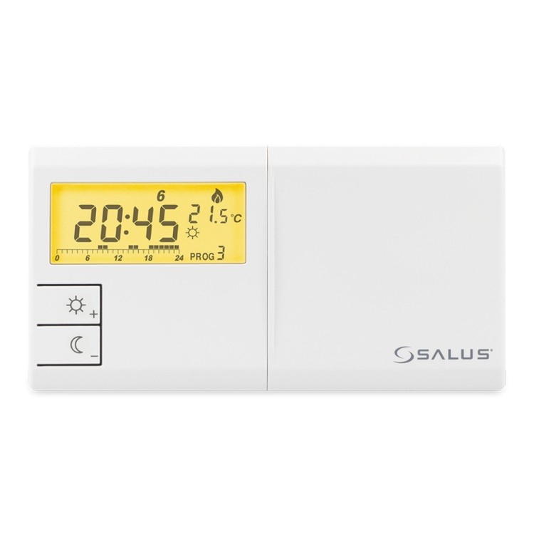 Regulator Salus w zamkniętej obudowie z wyświetlaczem