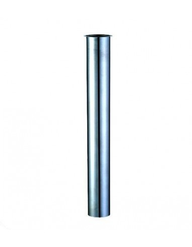 Chromowana mosiężna rura z kołnierzem 32 mm długości 250 mm