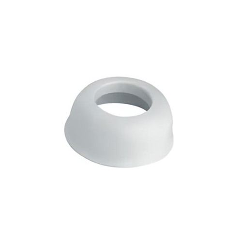 Biała rozeta maskująca fi 40 mm, głęboka, wypukła, do rur, model F40 McALPINE