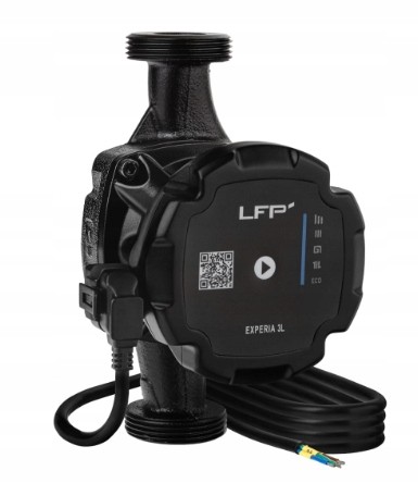 Elektroniczna pompa obiegowa LFP EXPERIA 3L z panelem sterującym i przewodem zasilającym