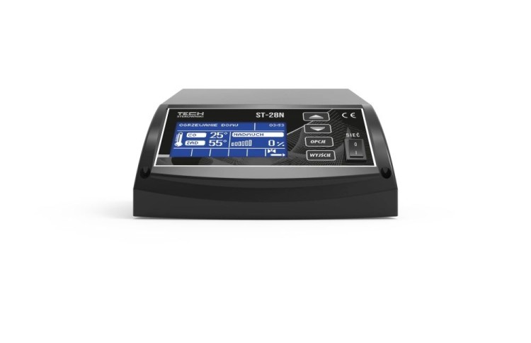 Sterownik ST-28N do kotła z wyświetlaczem LED i przyciskami sterującymi