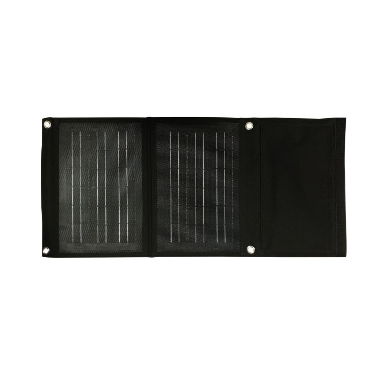 Składany panel fotowoltaiczny 10W 9V MONO ETFE z dwoma elastycznymi panelami i portami USB