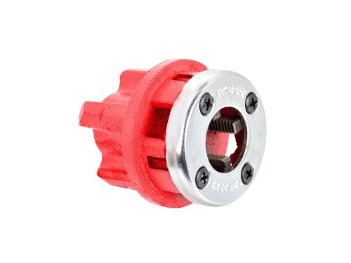 Czerwona główka narzynki 1/2 cala do gwintownicy ręcznej z metalowym mocowaniem