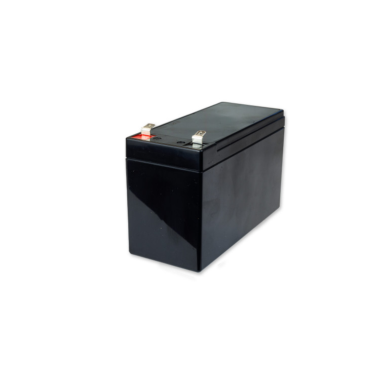 Czarny bezobsługowy akumulator AGM OPTI 12V 11 Ah z dwoma metalowymi zaciskami