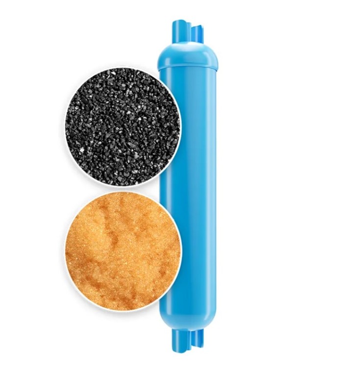 Wkład filtrujący AQUA LINE SOFT z złożem zmiękczającym i węglem aktywnym impregnowanym srebrem