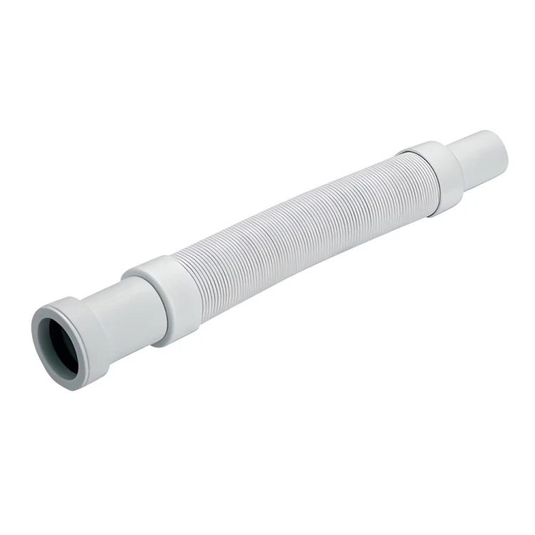 Elastyczna złączka harmonijkowa 40x40 mm o długości 1000 mm z końcówkami mufową i prostą