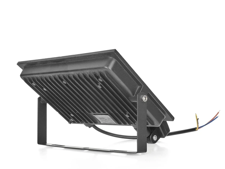 Halogen LED 100W z regulowanym uchwytem i przewodami do podłączenia, czujnik ruchu