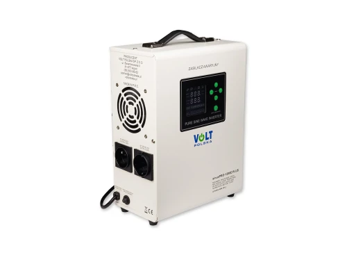 Zasilacz awaryjny Volt Polska Sinus PRO 1200 E PLUS 12V z kolorowym wyświetlaczem i dwoma gniazdami