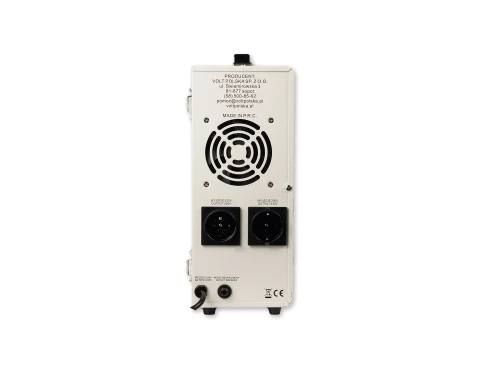 Zasilacz awaryjny SINUS PRO 1200 E PLUS 12/230V z wentylatorem i dwoma gniazdami wyjściowymi