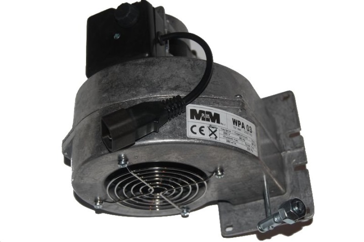 Wentylator WPA 03 z metalową obudową i kratką