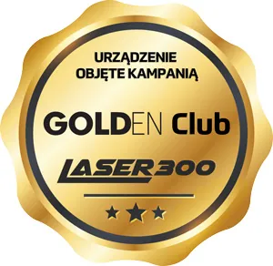 Złota odznaka Golden Club Laser300