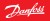 Logo Danfoss na czerwonym tle