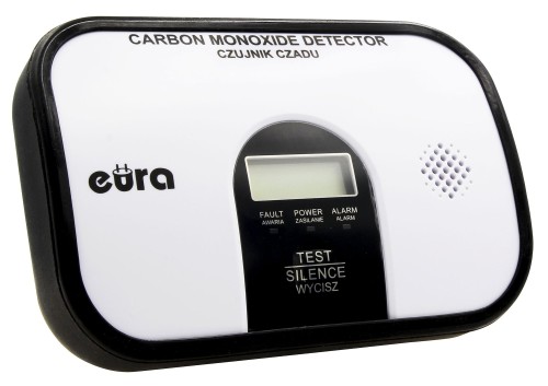Czujnik czadu Eura z wyświetlaczem LCD