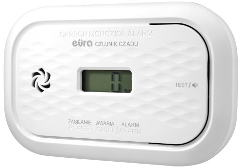 Czujnik czadu Eura z wyświetlaczem LCD