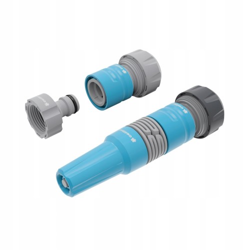 Zestaw IDEAL 3/4" zraszacz prosty, szybkozłącza i przyłącze z gwintem G3/4" do nawadniania ogrodu
