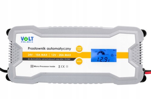 Prostownik VOLT z cyfrowym wyświetlaczem 12,9 V
