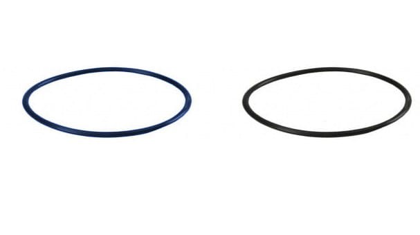 Dwa oringi Aquafilter do FP3 o średnicach 90mm i 88mm w kolorze niebieskim i czarnym