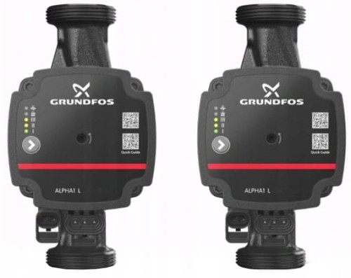 Dwie pompy Grundfos ALPHA1 L