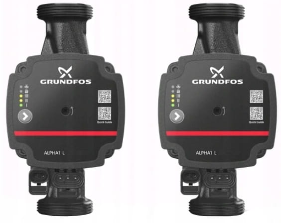 Dwie pompy Grundfos ALPHA1 L