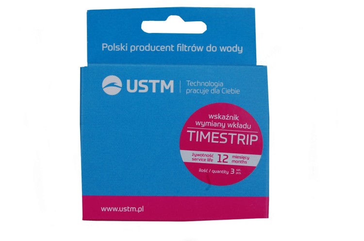 Opakowanie wskaźnika TIMESTRIP USTM 12 miesięcy