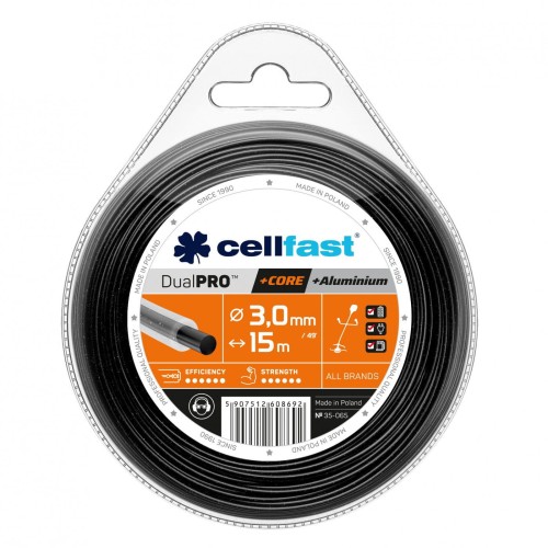 Żyłka tnąca Cellfast Dual PRO 3,0 mm na opakowaniu