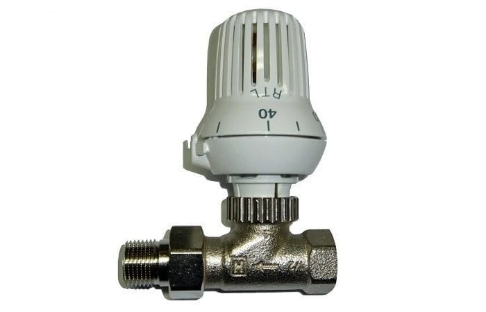 Zawór prosty ogrzewania podłogowego 1/2" z głowicą termostatyczną RTL Honeywell