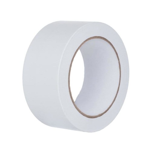Biała taśma instalacyjna PVC w rolce