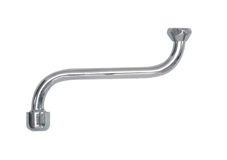 Chromowana wylewka baterii 210 mm Wijas z przyłączem 1/2 cala do ogrzewacza Perfect