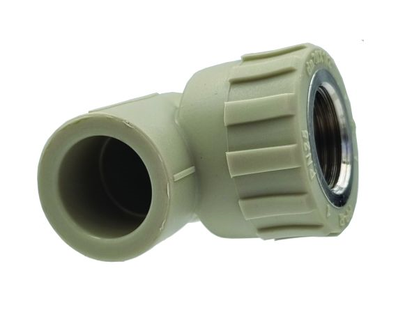 Kolanko PP 90° z gwintem wewnętrznym 20 mm